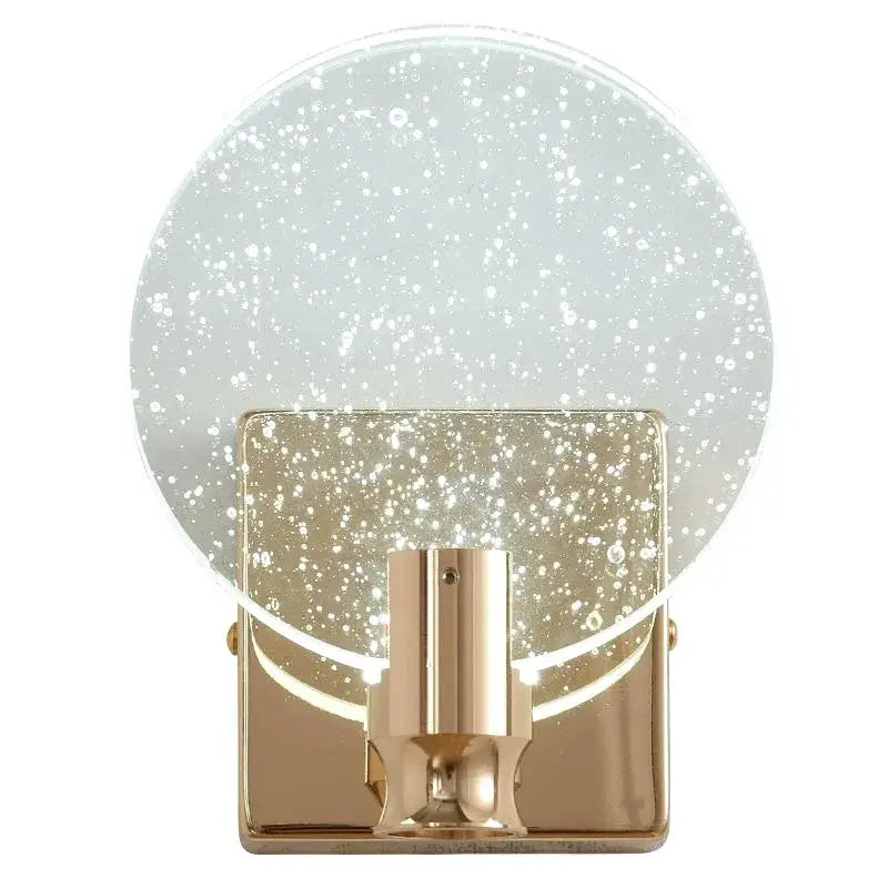 Gold Bubble Wall Lamp with Adjustable Color