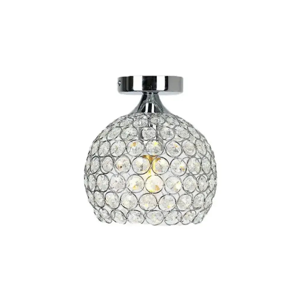 Gold Crystal Diamond Ceiling Light