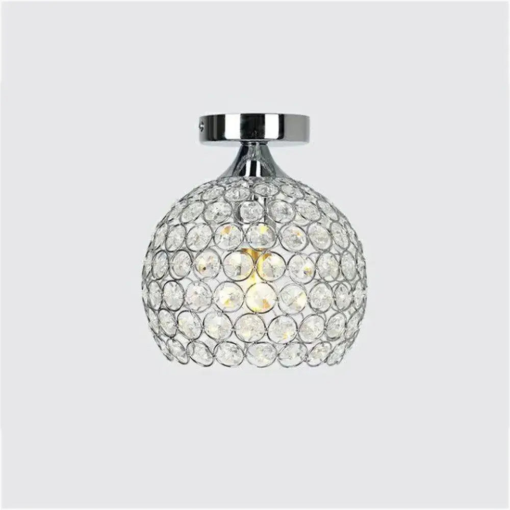Gold Crystal Diamond Ceiling Light