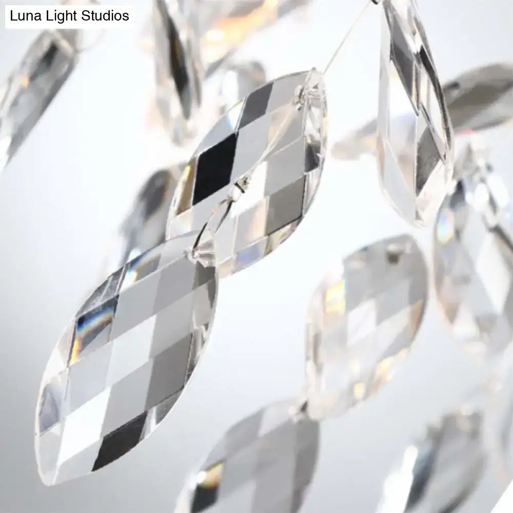 Gold Crystal Drop Sconce