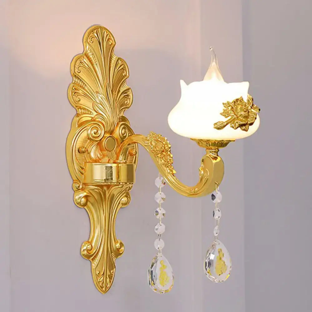 Gold Crystal Wall Mount