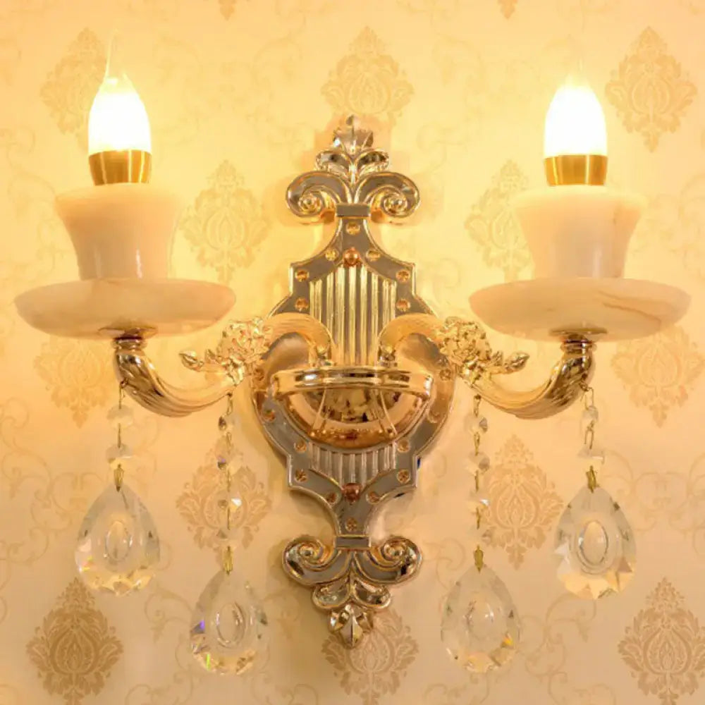 Gold Crystal Wall Mount