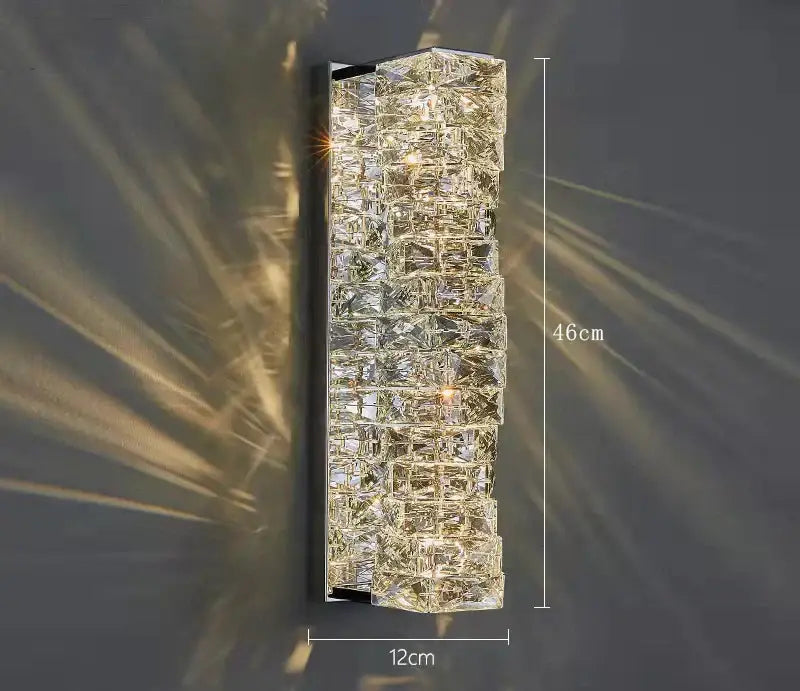 Gold Crystal Warm Sconce