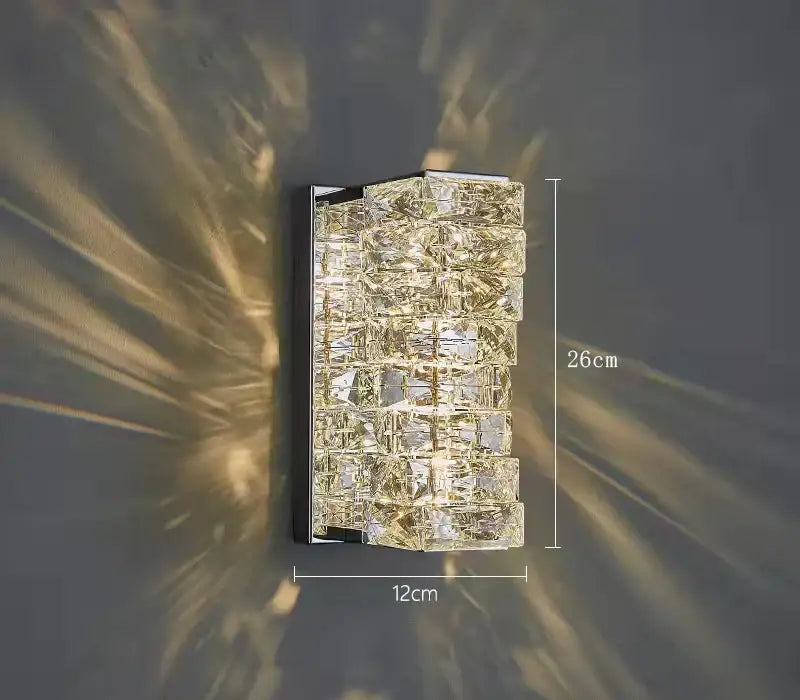 Gold Crystal Warm Sconce