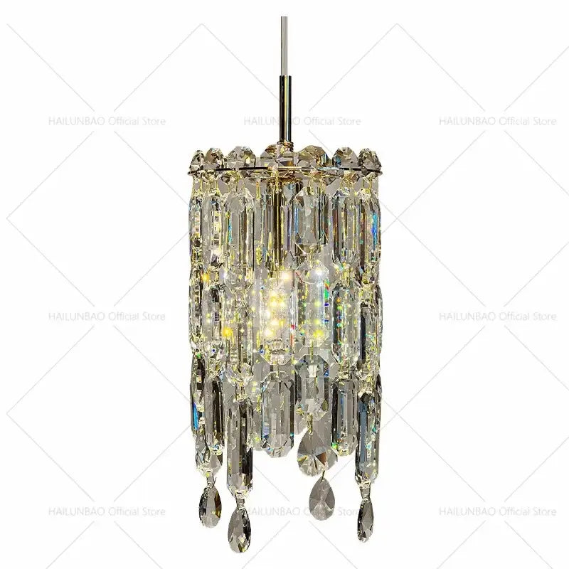 Gold Crystal Headboard Chandelier