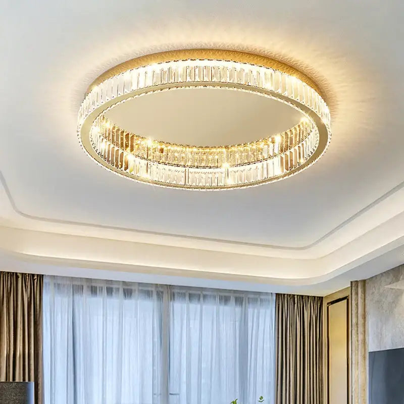 Gold Crystal Lighting Chandelier