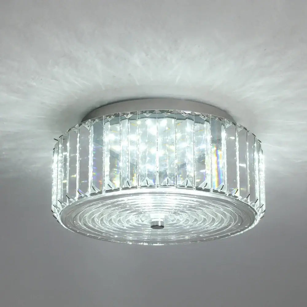 Gold Crystal Dining Chandelier Compact 27cm