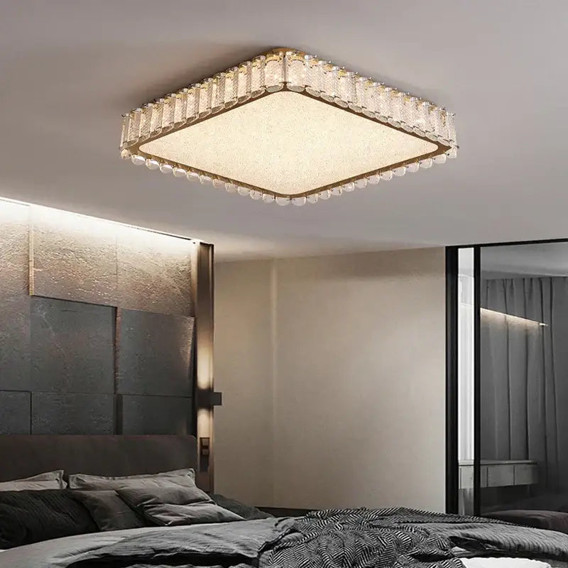 Gold Crystal Living Fixture