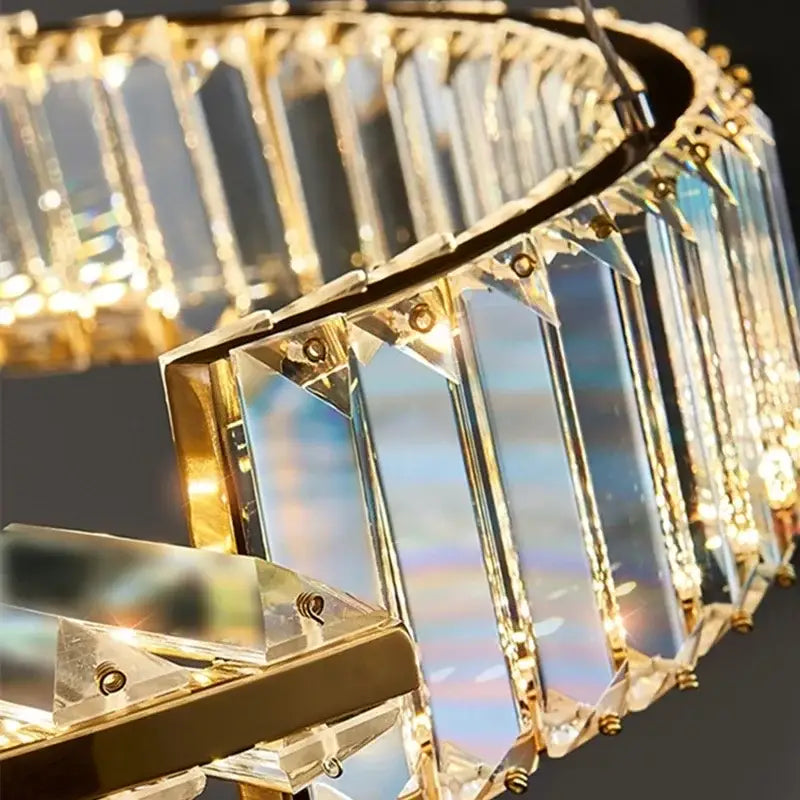 Gold Crystal 100cm Dining Chandelier