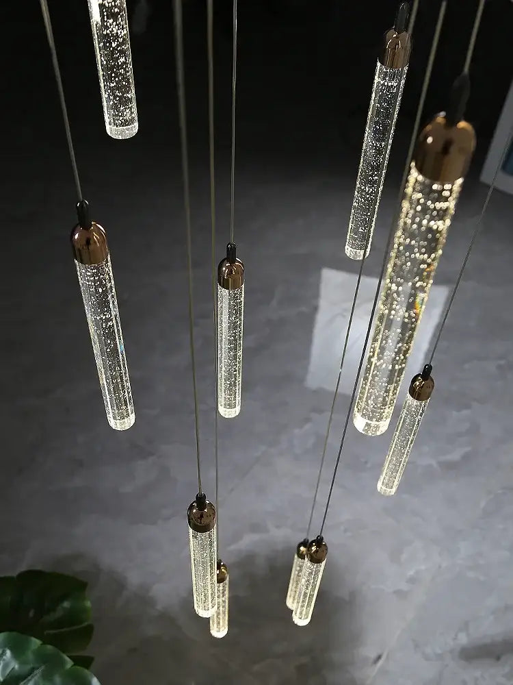 Gold Crystal Chandelier Light Up To 36 Lights