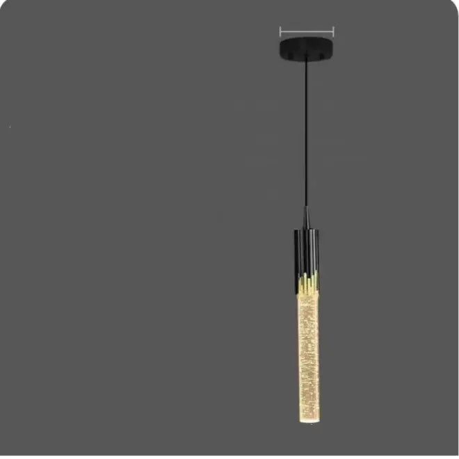 Gold Crystal 2-Head Pendant Light