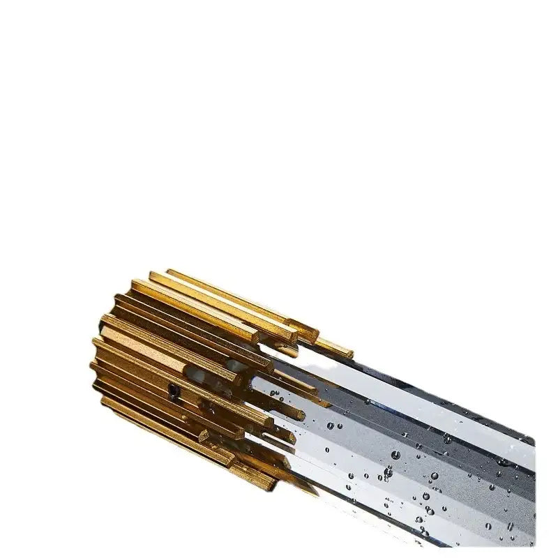 Gold Crystal 2-Head Pendant Light