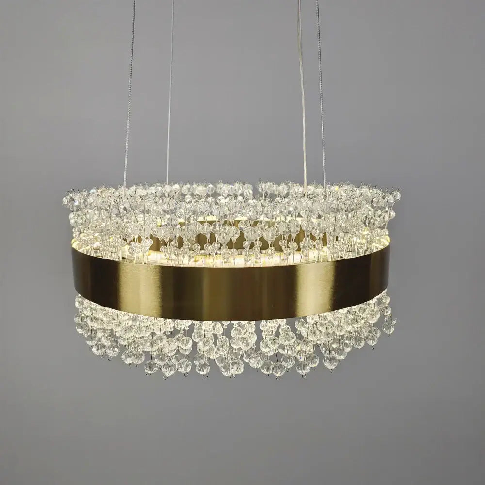 Gold Crystal Dining Lights