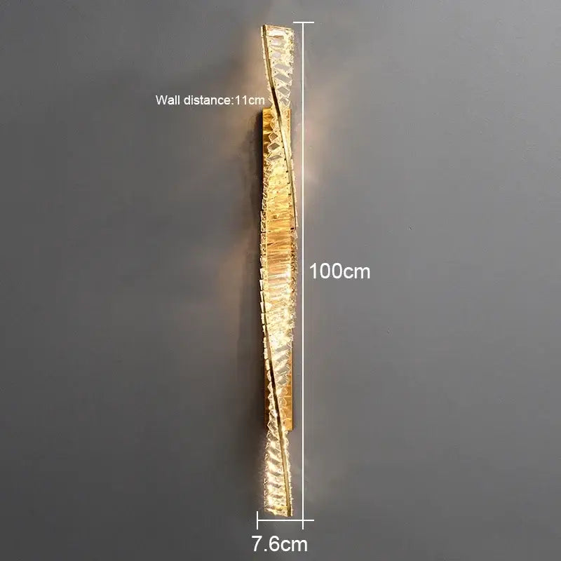 Gold Crystal Luxury Lamp