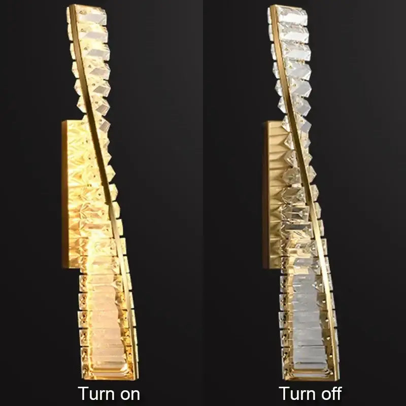 Gold Crystal Luxury Lamp