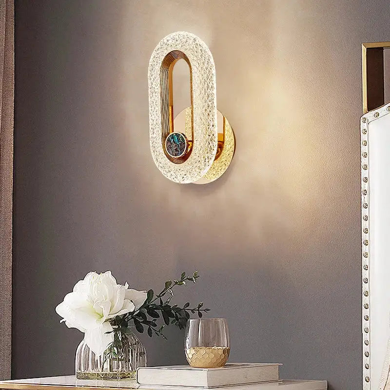 Nordic Gold Crystal Sconce