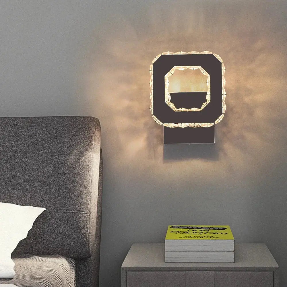 Glass Crystal Wall Sconce
