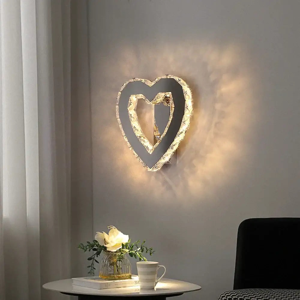 Glass Crystal Wall Sconce