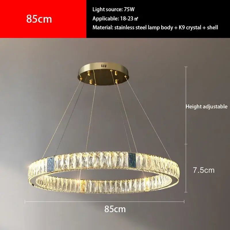 Gold Crystal 85cm Ceiling Chandelier