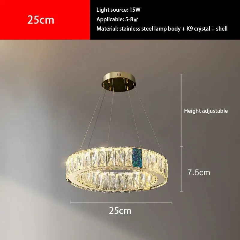 Gold Crystal 85cm Ceiling Chandelier