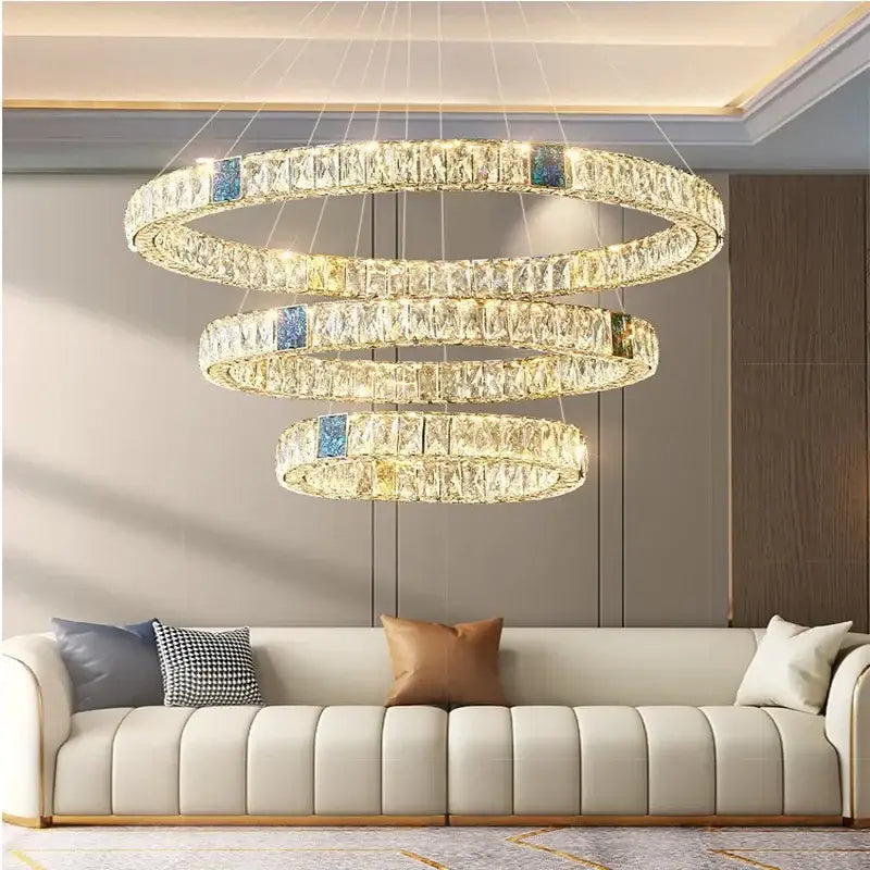 Gold Crystal 85cm Ceiling Chandelier
