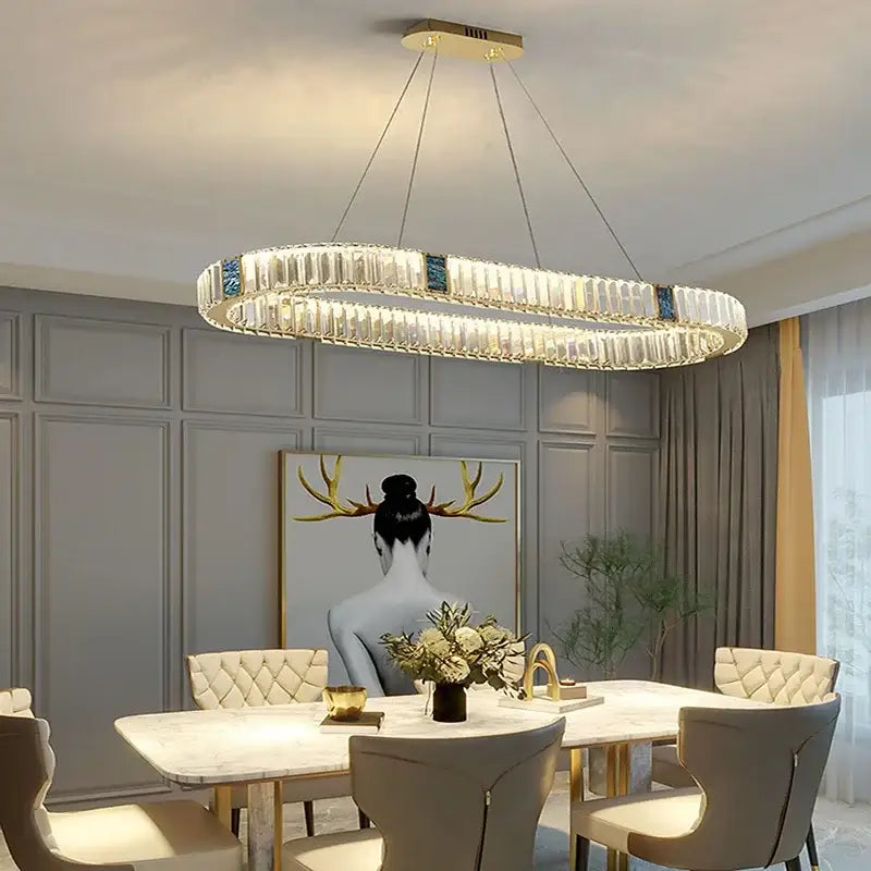 Gold Crystal 85cm Ceiling Chandelier