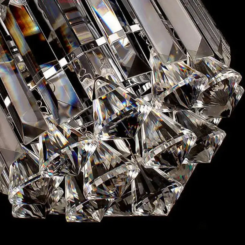 Gold Crystal 23cm Round Ceiling Light
