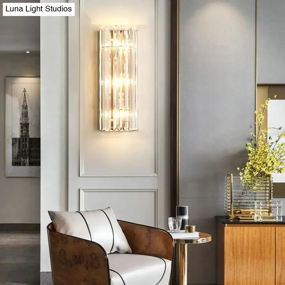 Gold Crystal Dining Area Wall Sconce