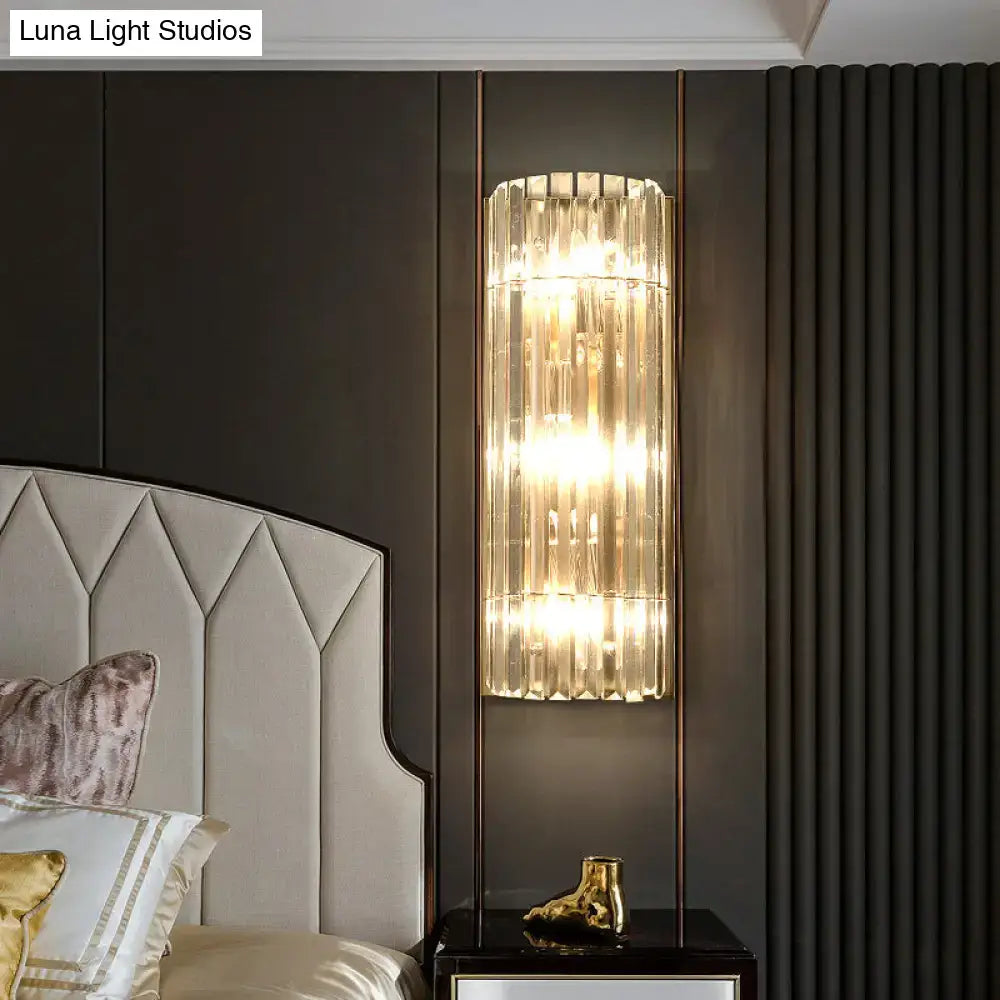 Gold Crystal Dining Area Wall Sconce