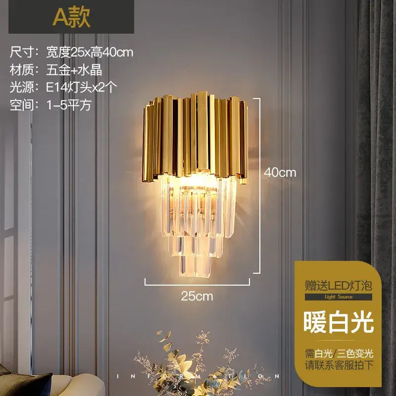 Gold Art Deco Glass Sconce