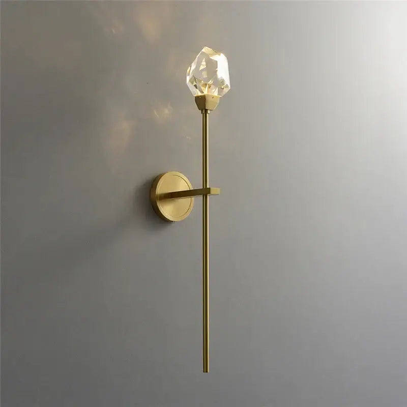 Gold Slender LED Sconce