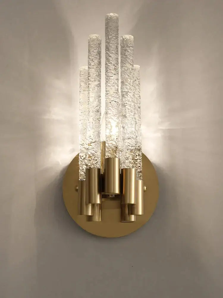 Gold Vertical Rods Sconce