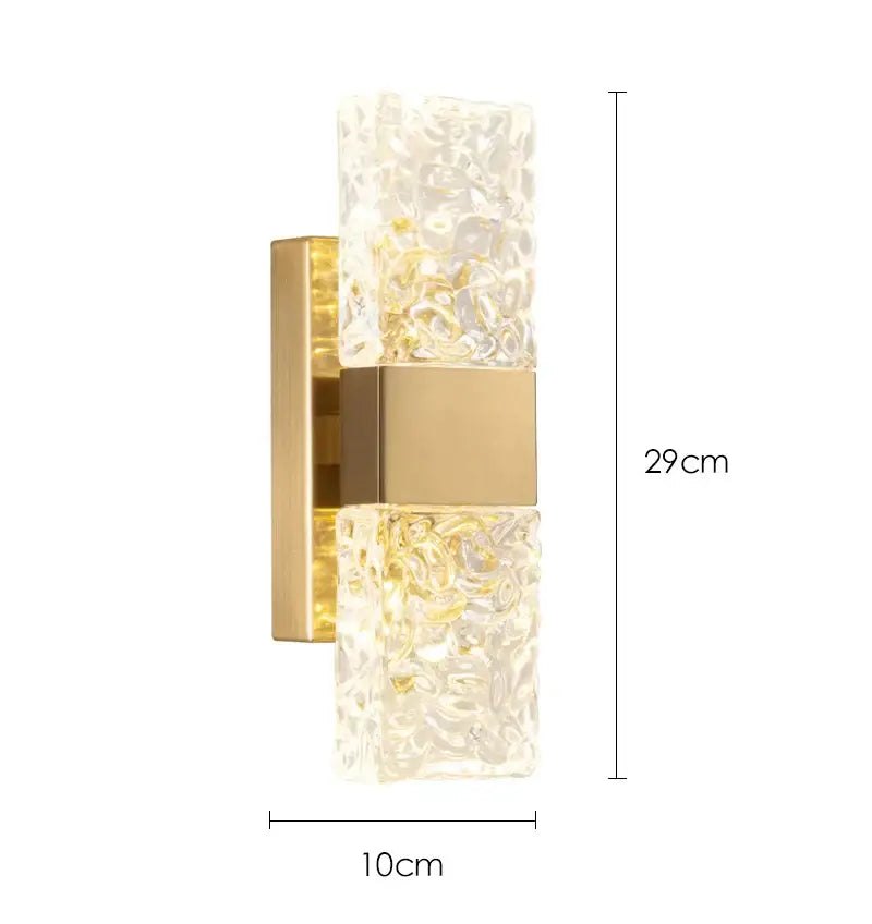Gold Textured Wall Sconce