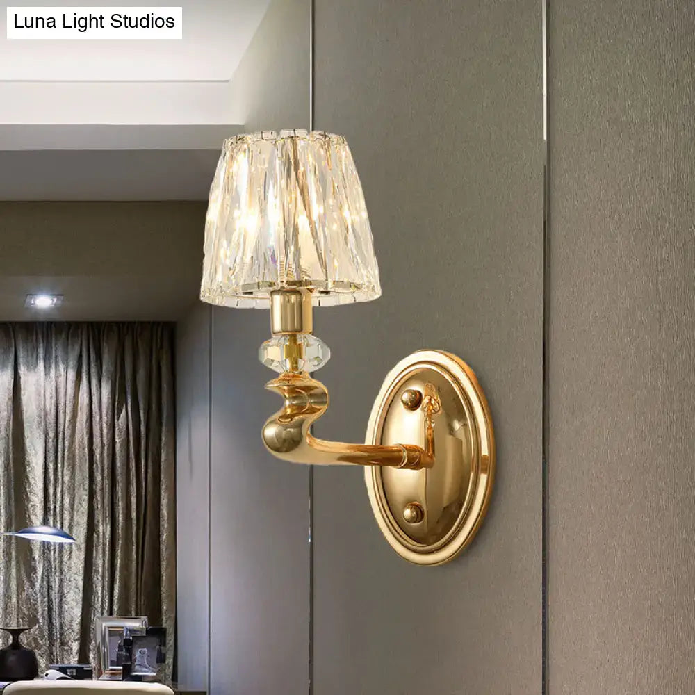 Gold Conical Wall Sconce
