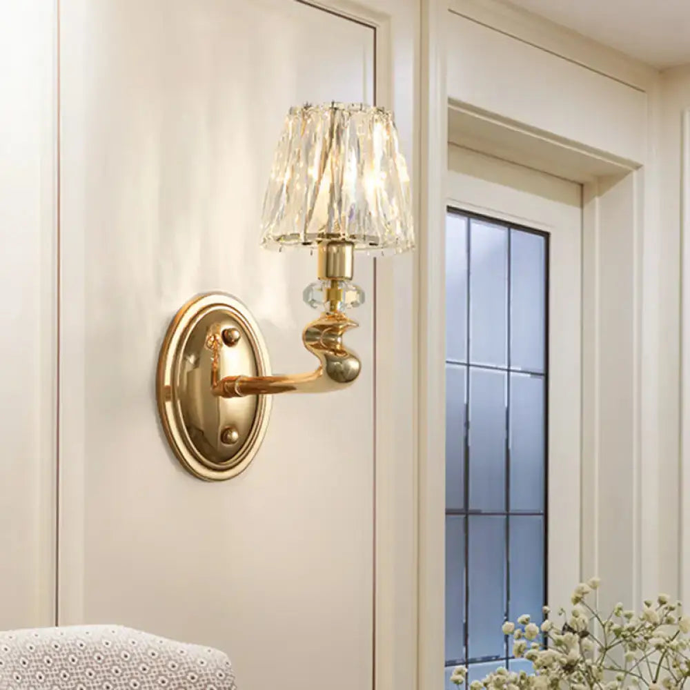Gold Conical Wall Sconce