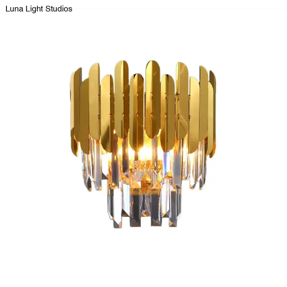 Gold Crystal Corridor Lamp