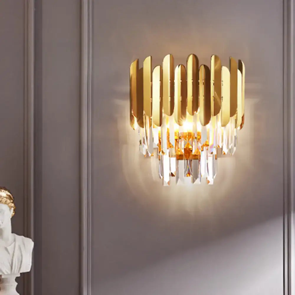 Gold Crystal Corridor Lamp