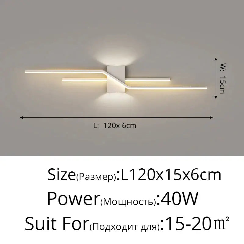 Black LED Wall Lamp Sleek Modern Bedroom Style