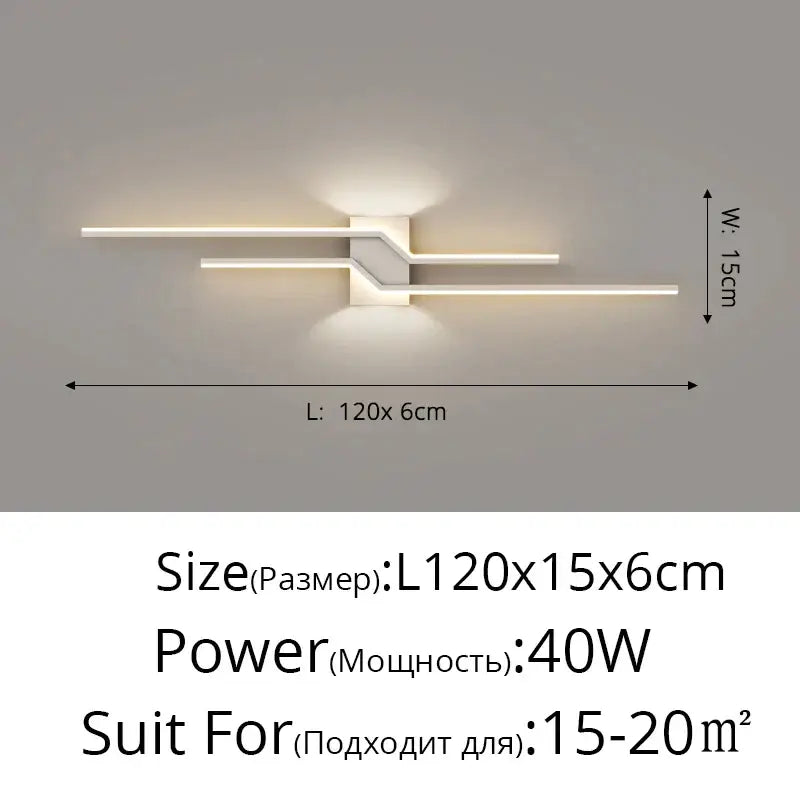 Black LED Wall Lamp Sleek Modern Bedroom Style