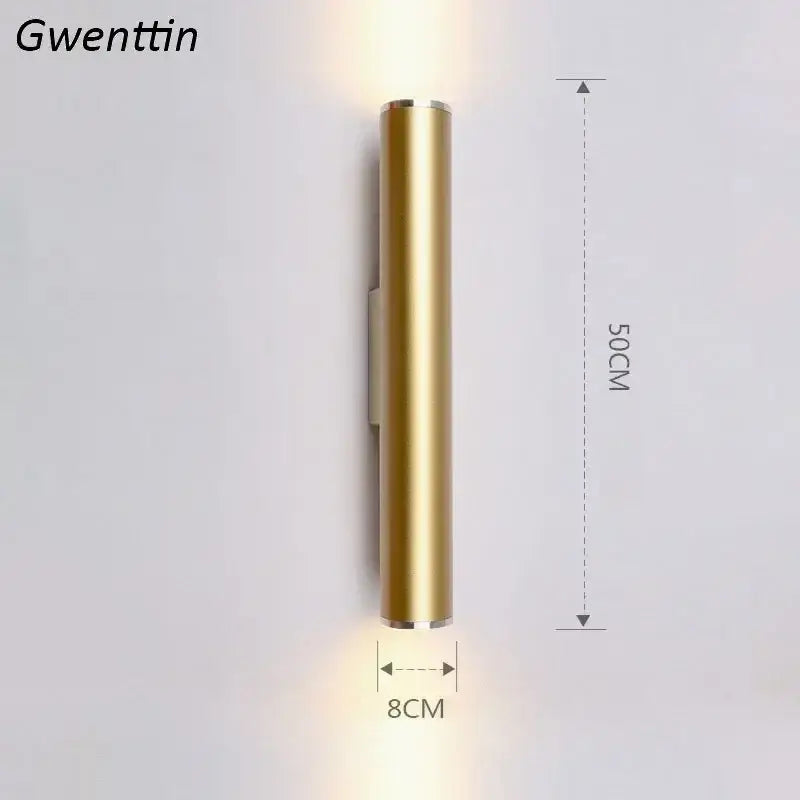 Gold LED Wall Sconce Light