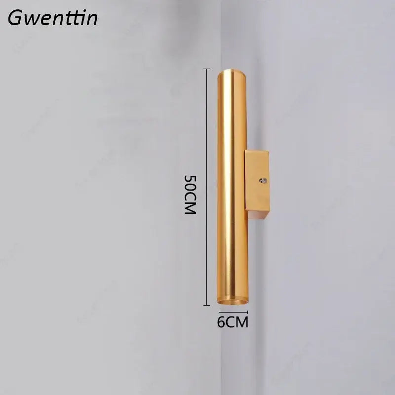 Gold LED Wall Sconce Light