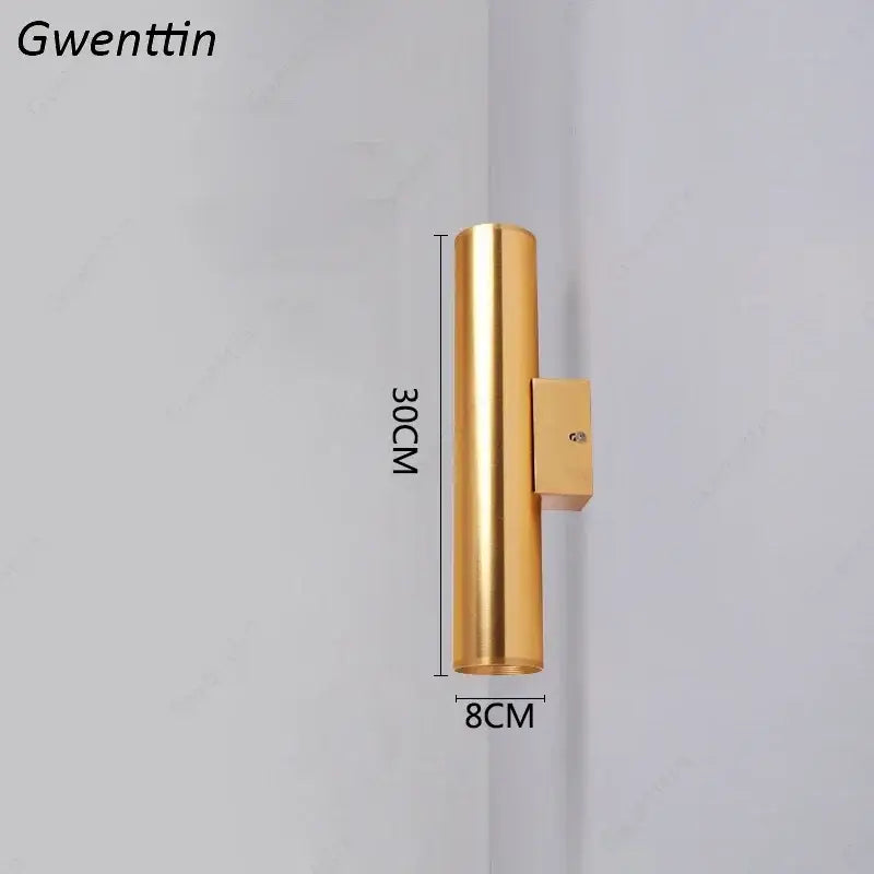 Gold LED Wall Sconce Light