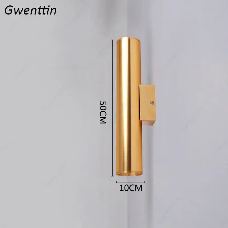 Gold LED Wall Sconce Light