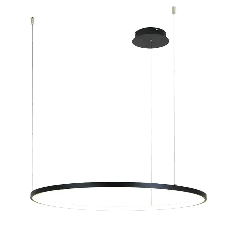 Gold Circular LED Chandelier