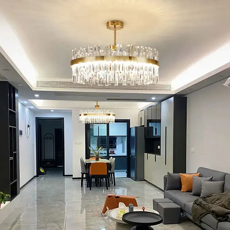 Gold Nordic Chandelier