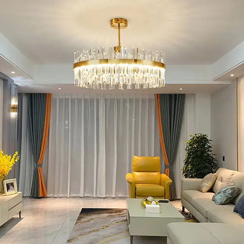 Gold Nordic Chandelier