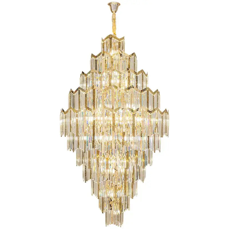 Gold Loft Crystal Chandelier