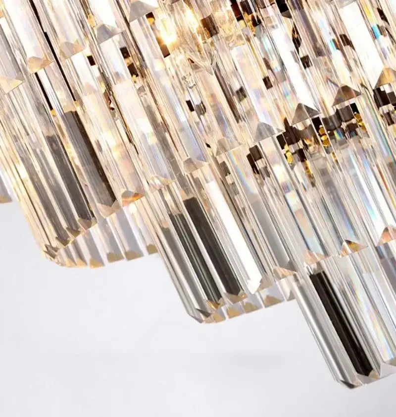 Gold Crystal Flush Light