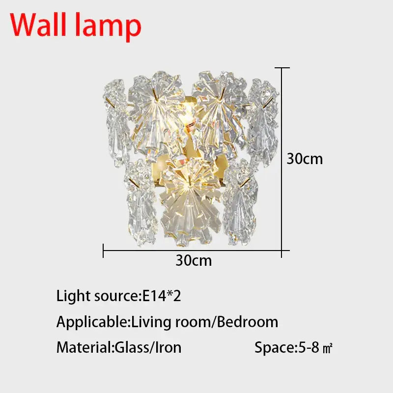 Crystal Maple Leaf Chandelier