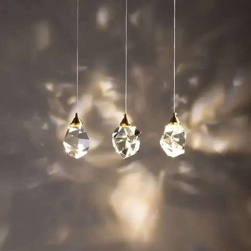 Gold Crystal Ball Chandelier For Living Room